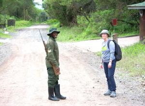 Véronique Gouwy en Tanzanie