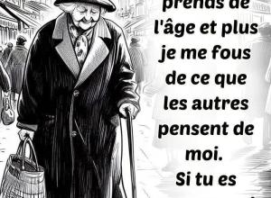 Si tu prends de l'âge
